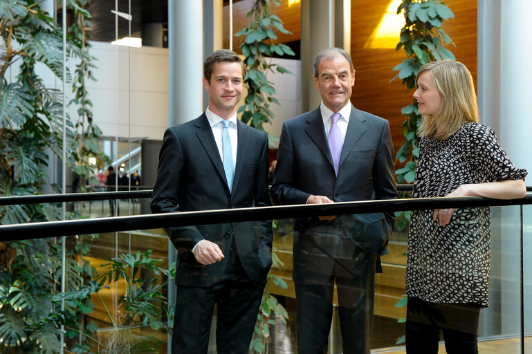 Foto 18: Portraits of MEP Hubert PIRKER in Strasbourg