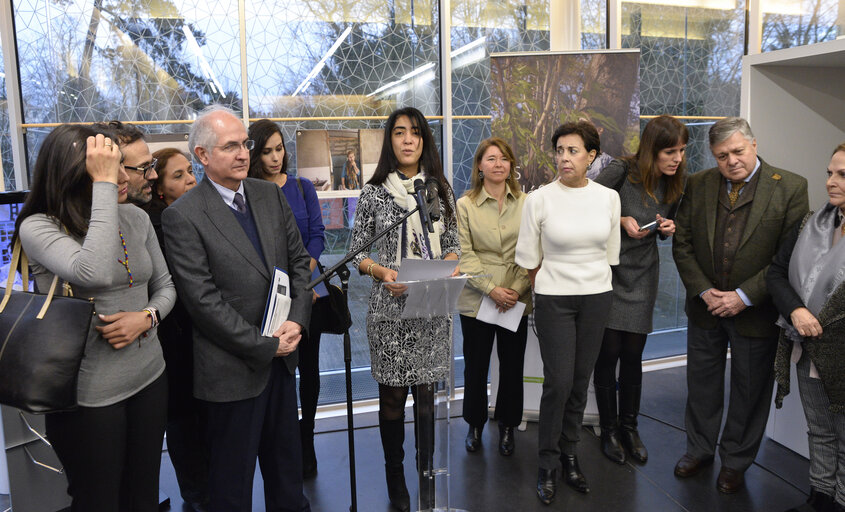 Fotogrāfija 23: Opening of the exhibition 30 years of Sakharov Prize by Agence Magnum in   Lieu d'Europe  in Strasbourg in presence of EP President