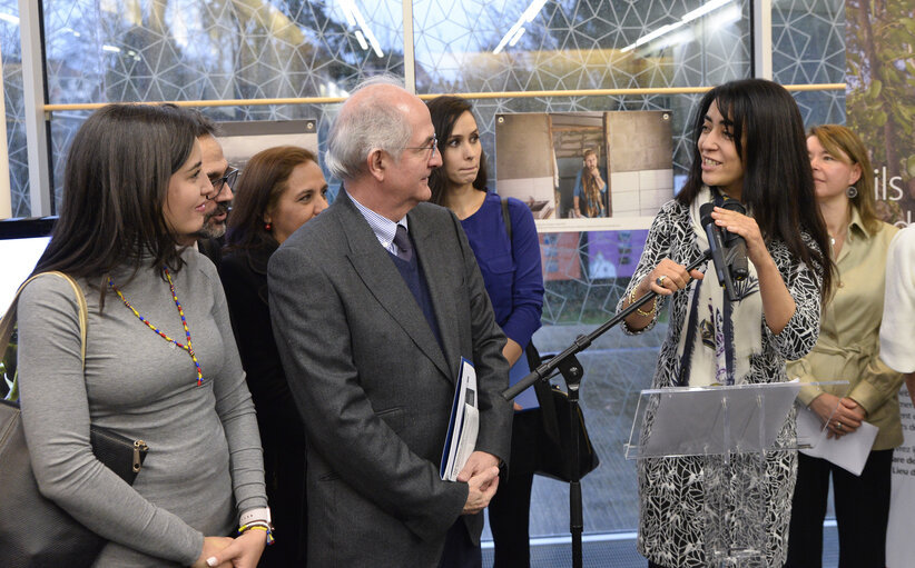 Foto 24: Opening of the exhibition 30 years of Sakharov Prize by Agence Magnum in   Lieu d'Europe  in Strasbourg in presence of EP President