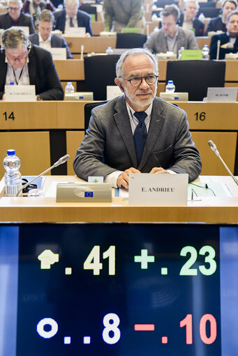 Fotografija 1: AGRI Committee - Election of a new 4th Vice-Chair