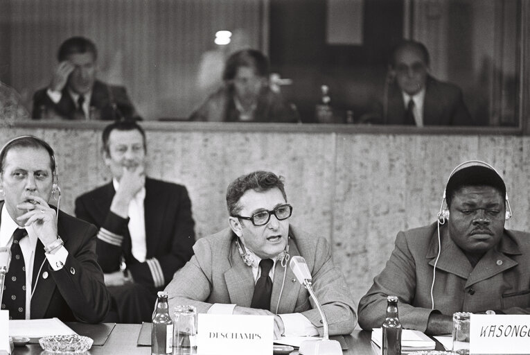 ACP-EU assembly meeting in Luxembourg 1976