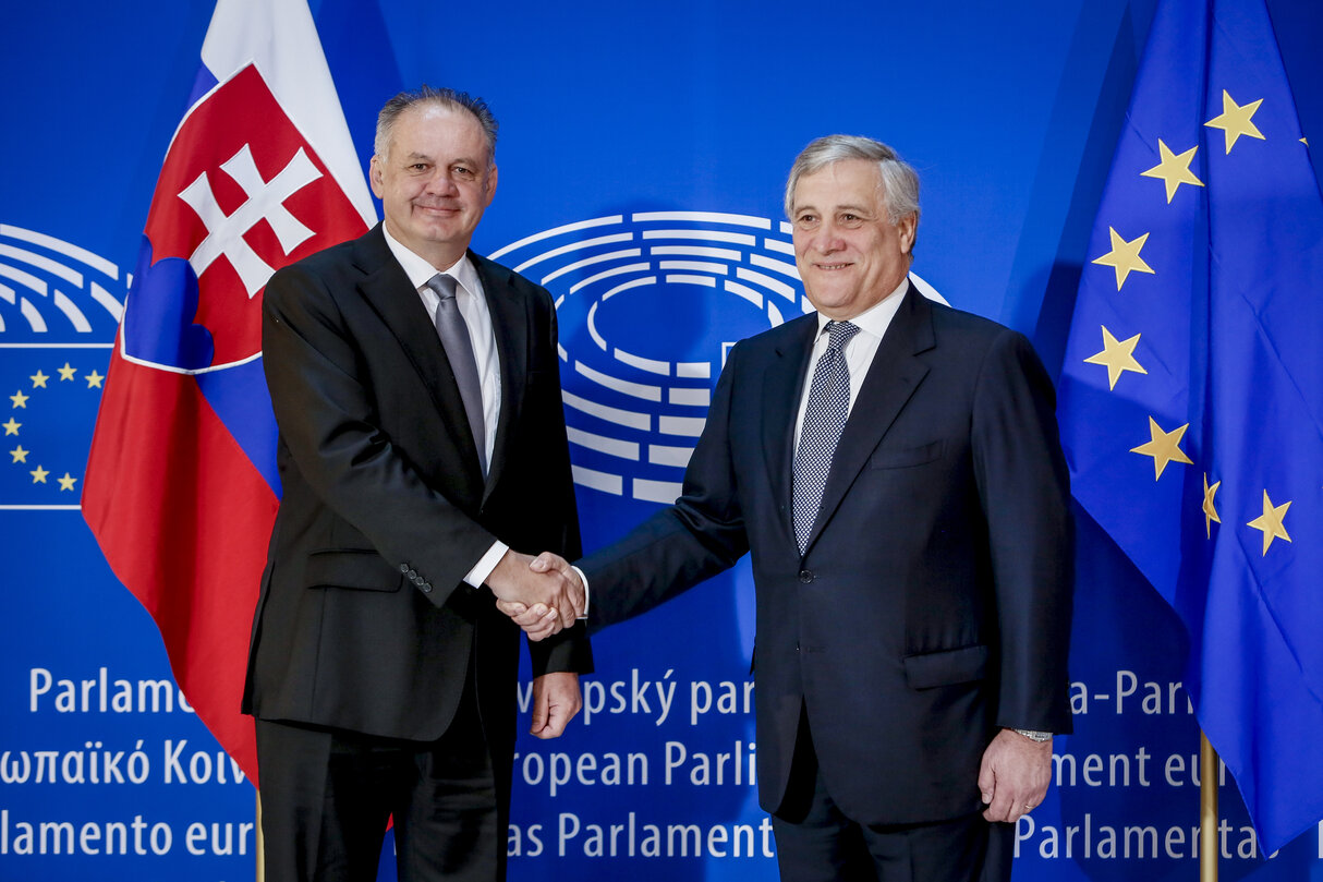 Official visit of the President of the Slovak Republic - Welcome