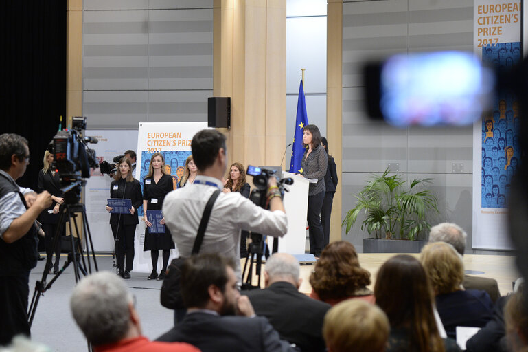 Fotografija 27: European Citizen's Prize 2017 - Diploma ceremony with Chancellor, Vice-President