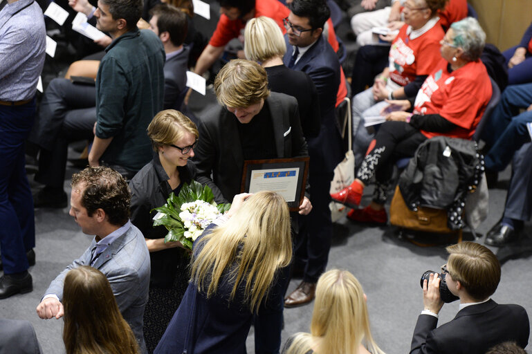 Fotografia 45: European Citizen's Prize 2017 - Diploma ceremony with Chancellor, Vice-President