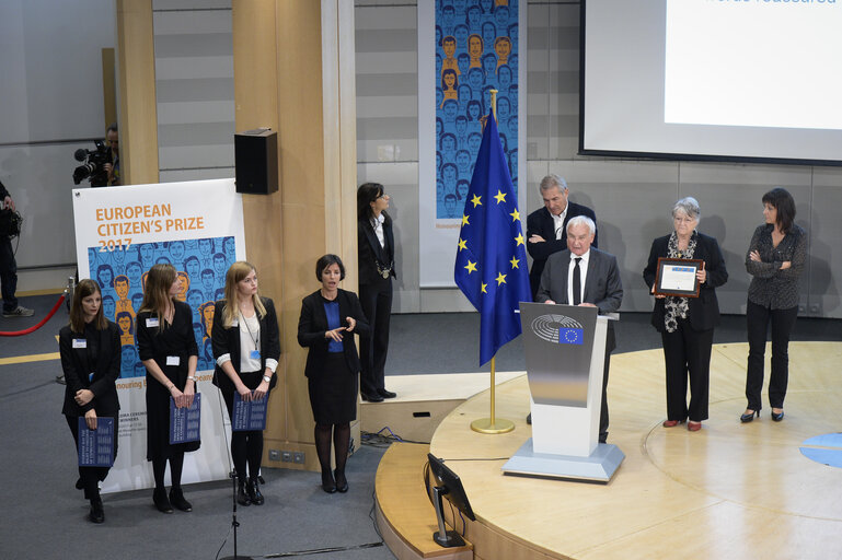 Fotografia 30: European Citizen's Prize 2017 - Diploma ceremony with Chancellor, Vice-President