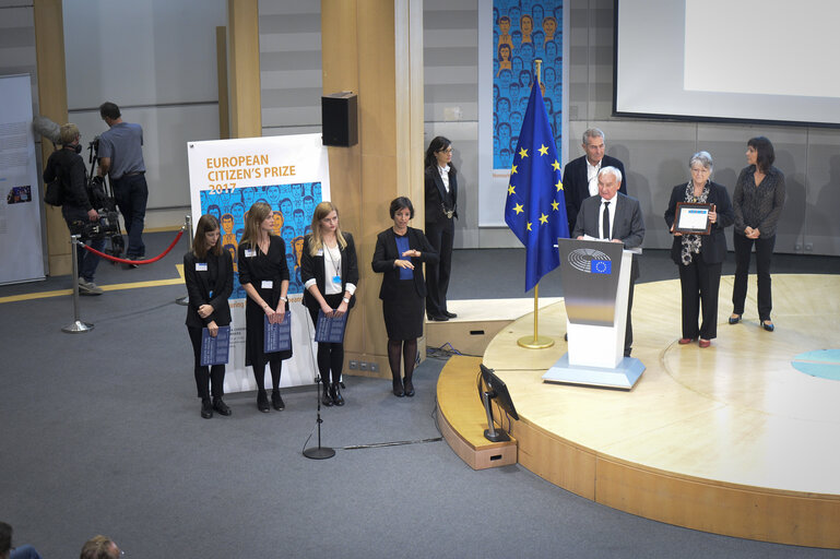 Fotografia 29: European Citizen's Prize 2017 - Diploma ceremony with Chancellor, Vice-President