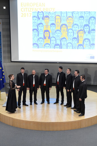 European Citizen's Prize 2017 - Diploma ceremony with Chancellor, Vice-President