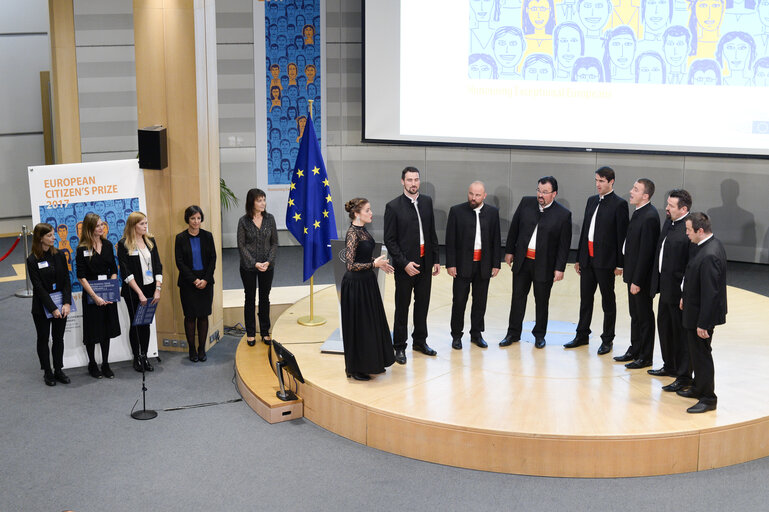 European Citizen's Prize 2017 - Diploma ceremony with Chancellor, Vice-President