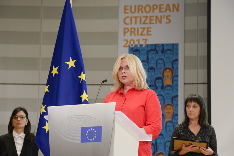 Fotografia 48: European Citizen's Prize 2017 - Diploma ceremony with Chancellor, Vice-President