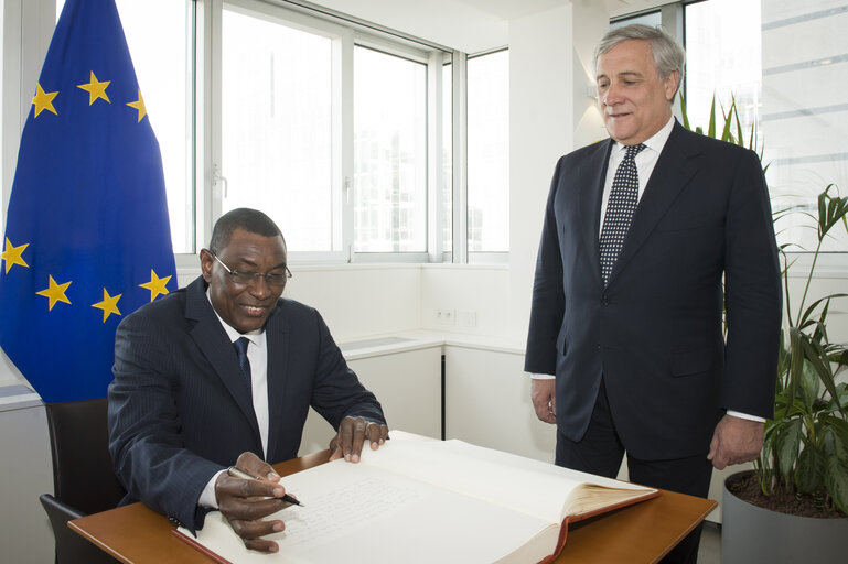 Antonio TAJANI - EP President meets with Abdoulaye Idrissa MAIGA, Prime Minister of Mali .