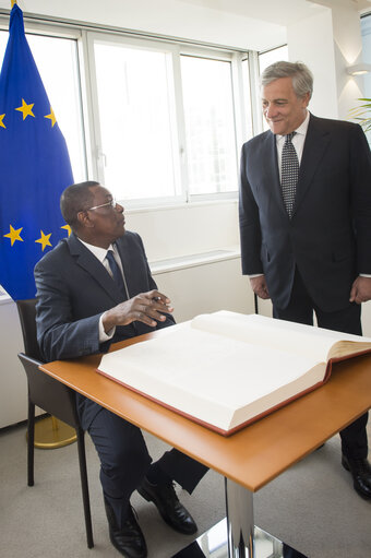 Valokuva 3: Antonio TAJANI - EP President meets with Abdoulaye Idrissa MAIGA, Prime Minister of Mali .