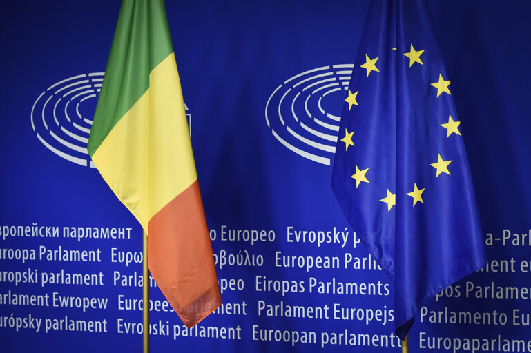 Nuotrauka 6: Antonio TAJANI - EP President meets with Abdoulaye Idrissa MAIGA, Prime Minister of Mali .