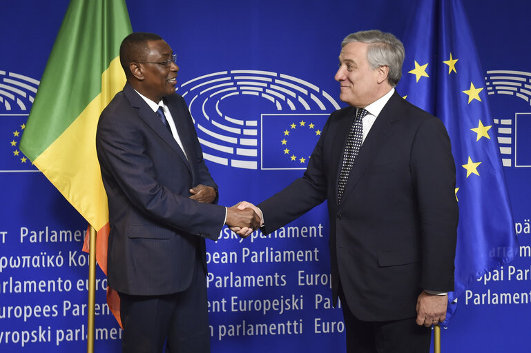 Fotogrāfija 2: Antonio TAJANI - EP President meets with Abdoulaye Idrissa MAIGA, Prime Minister of Mali .