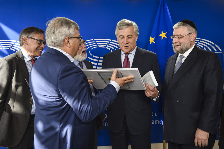 Fotografia 2: EP President meets Chief Rabbi of Brussels