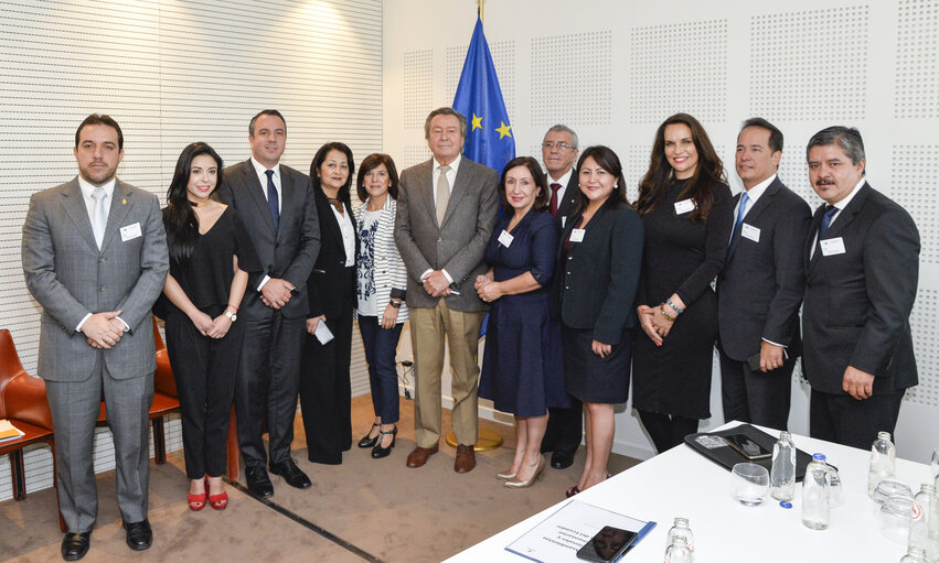 Fotografia 2: Euro-Latin American Parliamentary Assembly - Visit of the Andean Parlement and the National Assembly of Ecuador -