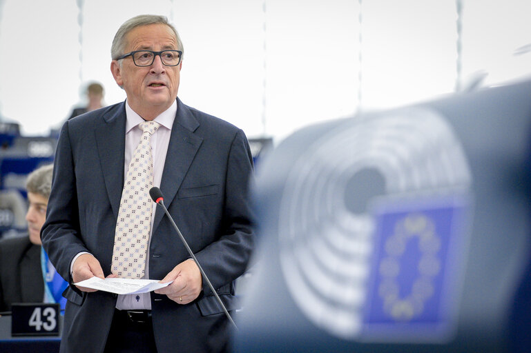 Foto 4: Antonio TAJANI - EP President in plenary session Week 43  2017 in Strasbourg - Conclusions of the European Council meeting of 19 and 20 October 2017