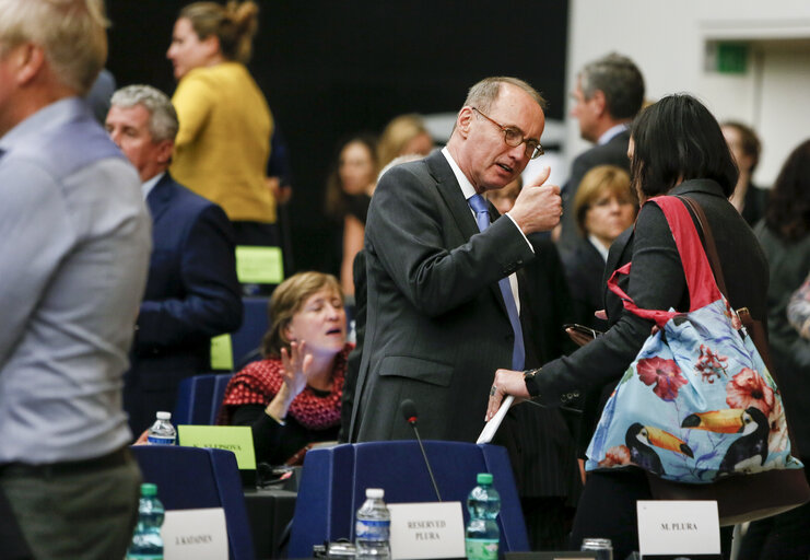 EPP group meeting in strasbourg