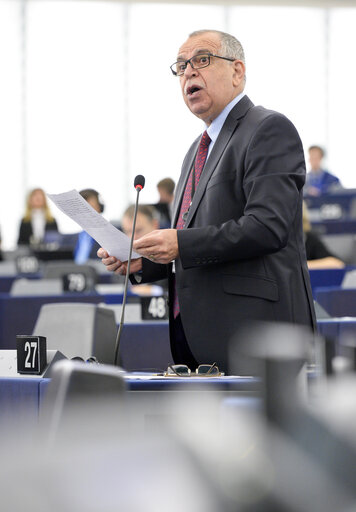 Foto 2: Plenary session week 43 2017 in Strasbourg - Conclusions of the European Council meeting of 19 and 20 October 2017 and presentation of the Leaders’ Agenda (Building our future together) - European Council and Commission statements