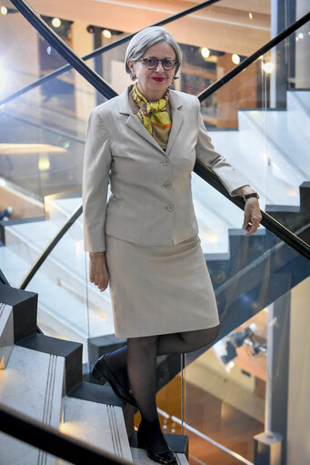 Fotografija 23: Mireille d'ORNANO in the European Parliament in Strasbourg