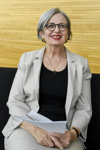 Fotografija 14: Mireille d'ORNANO in the European Parliament in Strasbourg