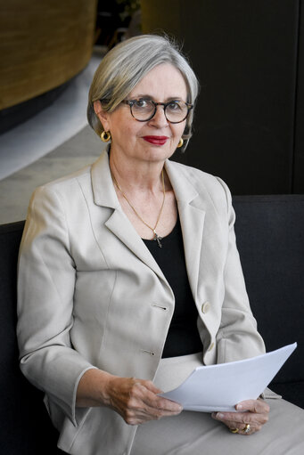 Fotografija 15: Mireille d'ORNANO in the European Parliament in Strasbourg