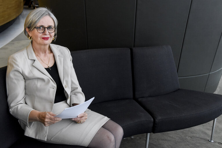 Fotografija 16: Mireille d'ORNANO in the European Parliament in Strasbourg