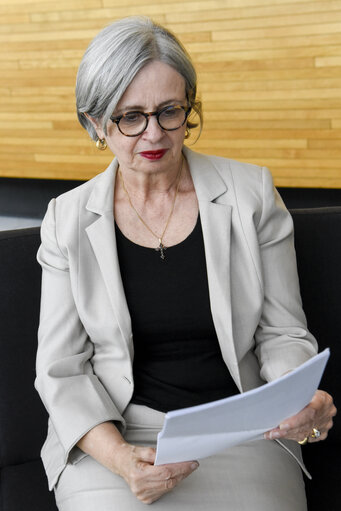 Fotografija 11: Mireille d'ORNANO in the European Parliament in Strasbourg