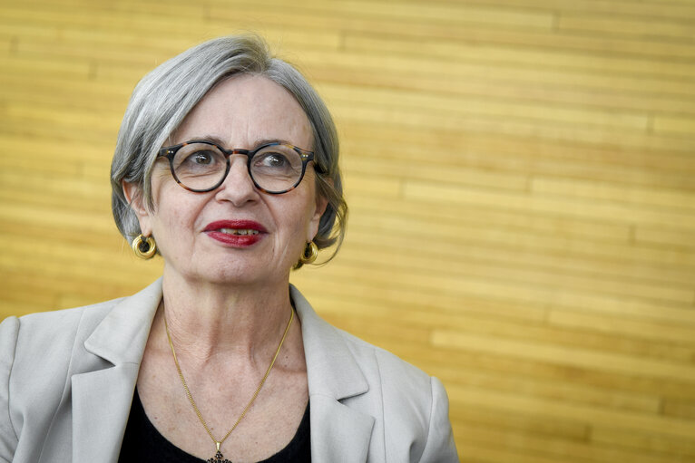 Fotografija 13: Mireille d'ORNANO in the European Parliament in Strasbourg