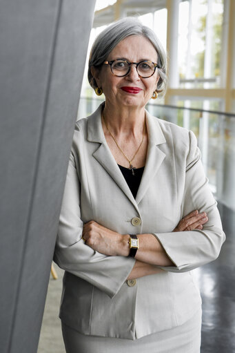 Fotografija 8: Mireille d'ORNANO in the European Parliament in Strasbourg