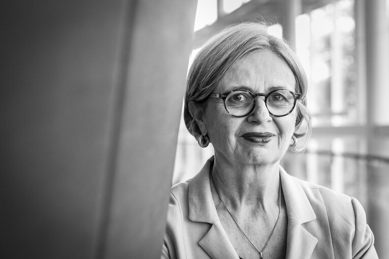 Fotografija 7: Mireille d'ORNANO in the European Parliament in Strasbourg