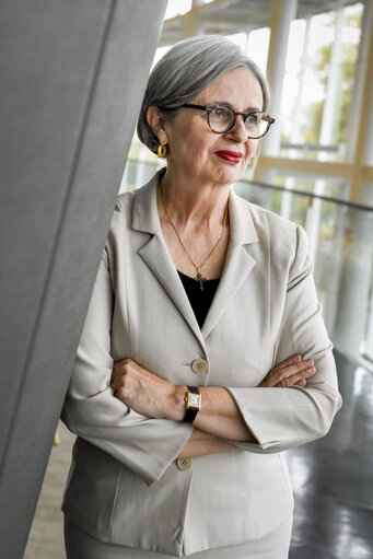 Fotografija 9: Mireille d'ORNANO in the European Parliament in Strasbourg