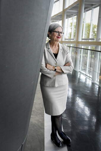 Fotografija 10: Mireille d'ORNANO in the European Parliament in Strasbourg