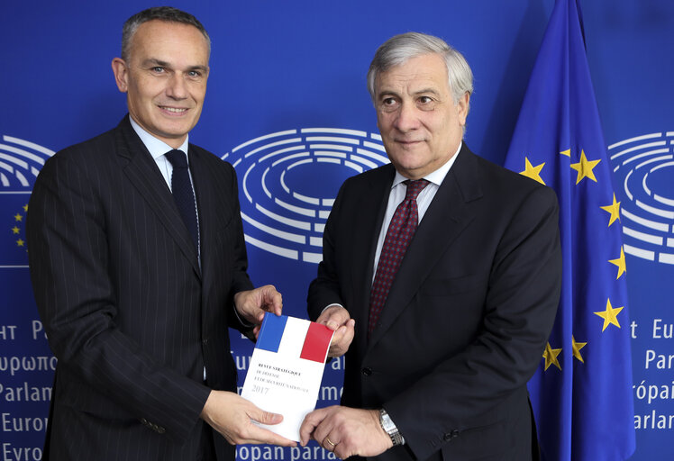 Foto 2: Antonio TAJANI - EP President meets with Arnaud DANJEAN