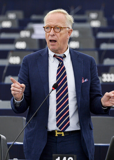 Fotografia 1: Plenary session week 43 2017 in Strasbourg - Economic policies of the euro area