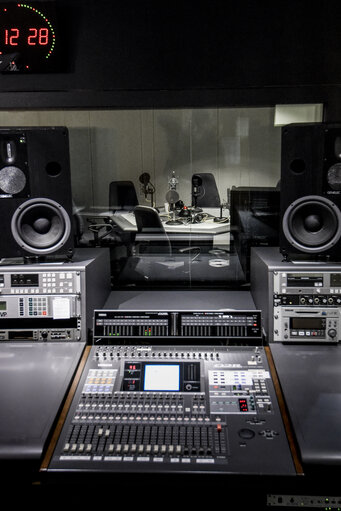 Radio studios in the European Parliament in Strasbourg