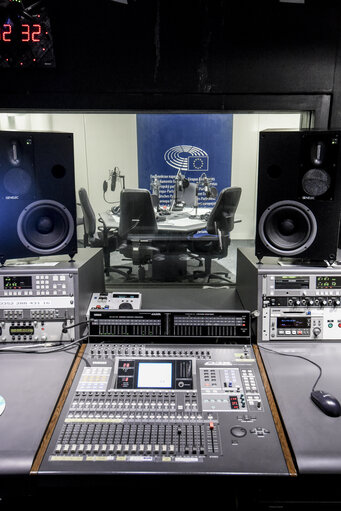 Fotografia 2: Radio studios in the European Parliament in Strasbourg