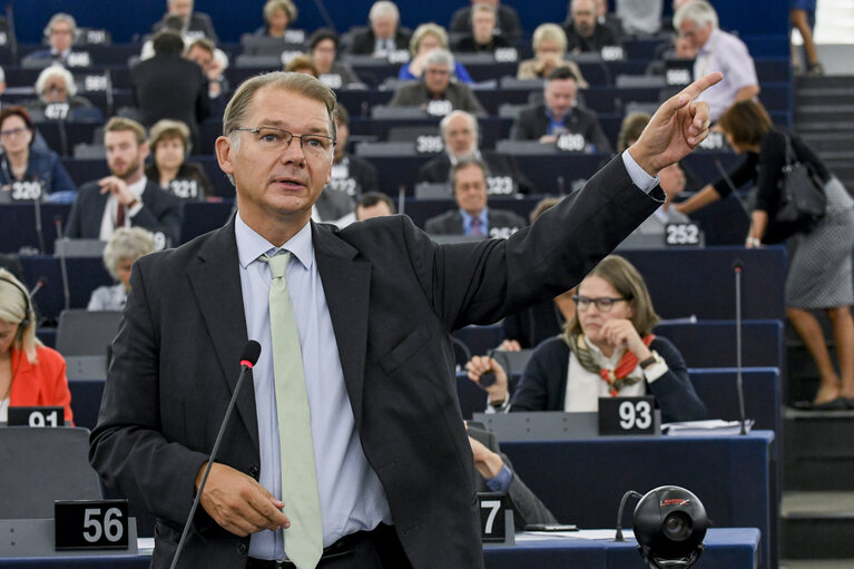 Fotografia 10: Plenary session week 37 2017 in Strasbourg - State of the Union - Statement by the President of the Commission