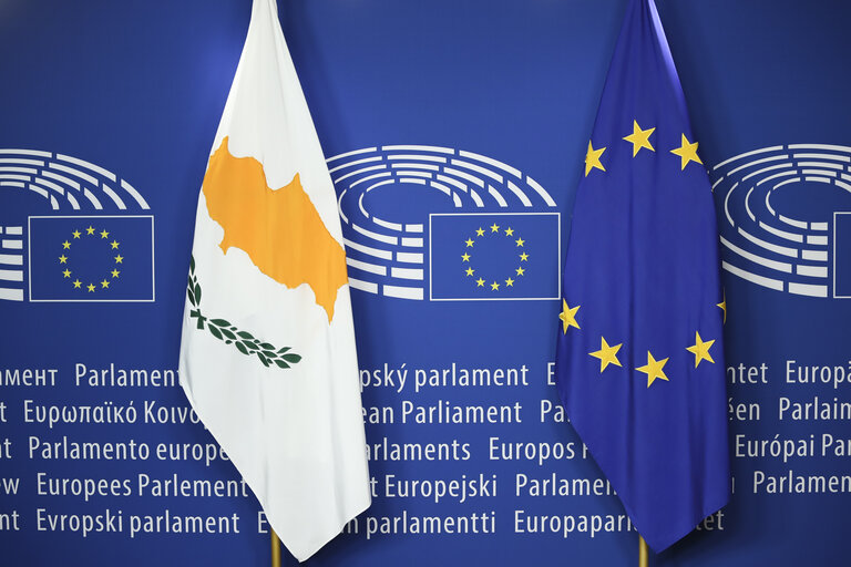 Fotagrafa 5: EP President meets with the President of the House of Representatives of the Republic of Cyprus - Welcome