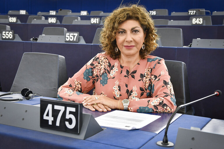 Foto 25: Michela GIUFFRIDA in the European Parliament in Strasbourg