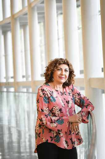 Foto 14: Michela GIUFFRIDA in the European Parliament in Strasbourg