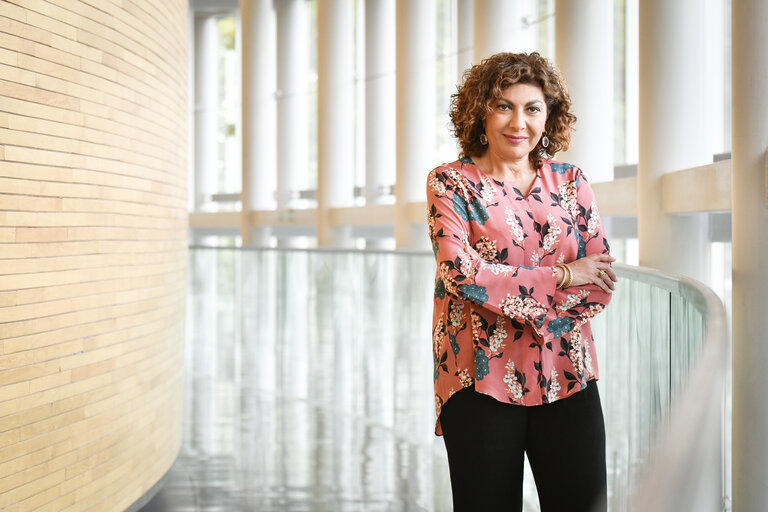 Michela GIUFFRIDA in the European Parliament in Strasbourg