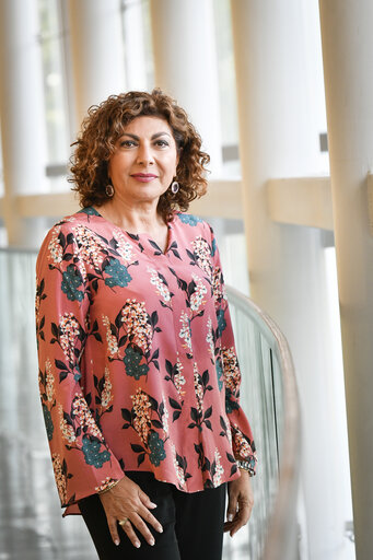 Michela GIUFFRIDA in the European Parliament in Strasbourg