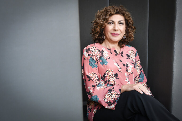 Michela GIUFFRIDA in the European Parliament in Strasbourg