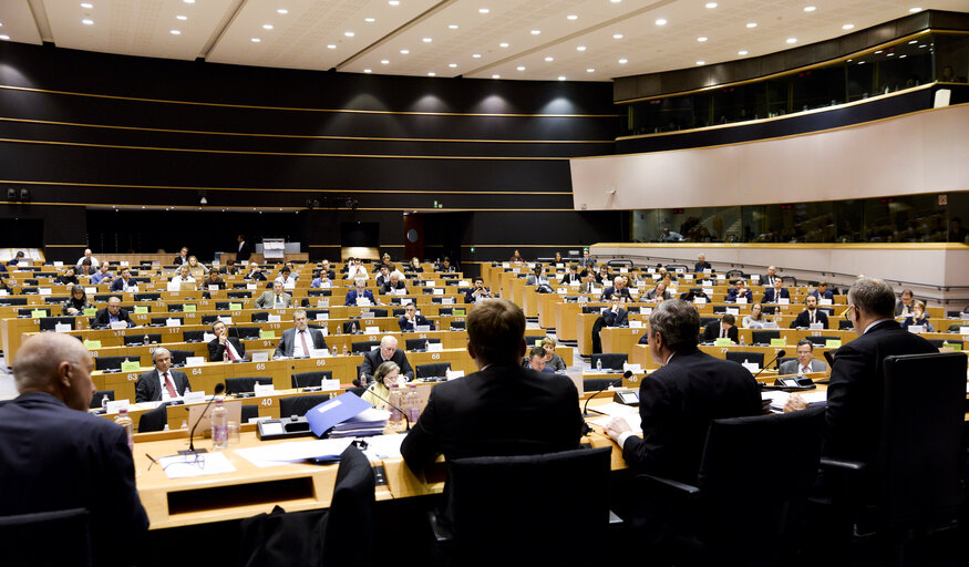 Fotografija 4: Public Hearing with the Chairman of the European Systemic Risk Board - Opening statement by Mario DRAGHI - ECB President