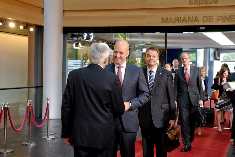 Fotó 10: EP President meets with the Prime Minister of Sweden at the start of the Swedish Presidency of the EU Council.