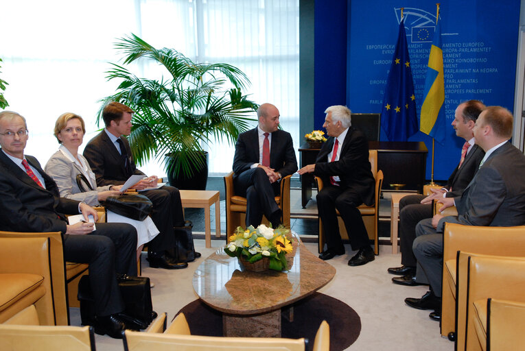 Fotó 1: EP President meets with the Prime Minister of Sweden at the start of the Swedish Presidency of the EU Council.