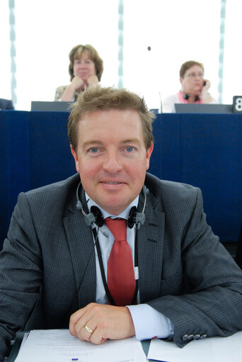 Billede 28: Jens ROHDE in plenary session in Strasbourg.