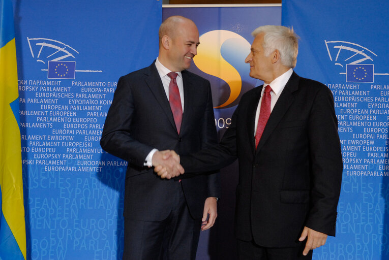 Fotó 8: EP President meets with the Prime Minister of Sweden at the start of the Swedish Presidency of the EU Council.