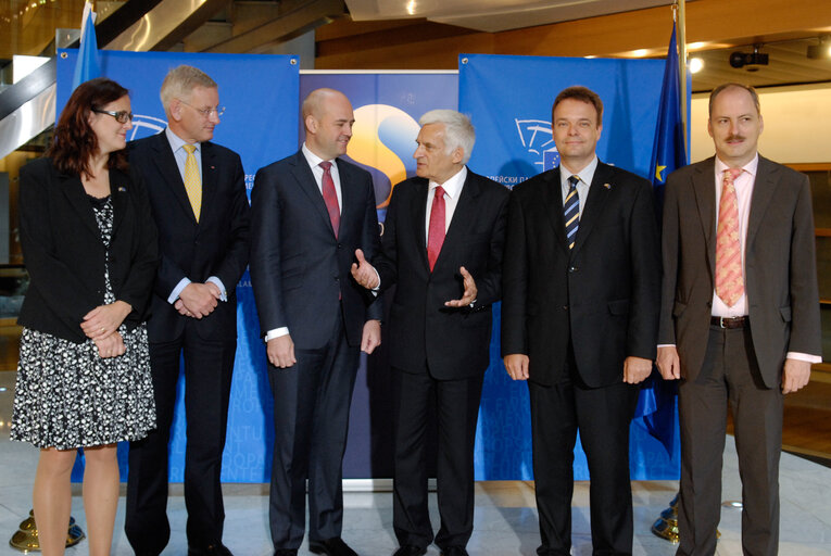 Fotó 5: EP President meets with the Prime Minister of Sweden at the start of the Swedish Presidency of the EU Council.