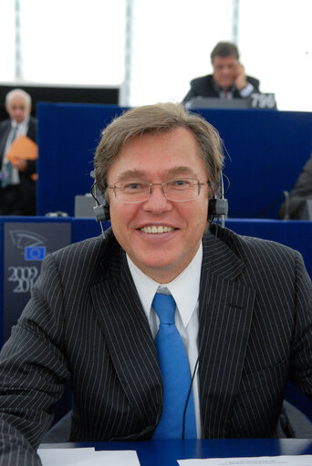 Billede 29: Libor ROUCEK in plenary session in Strasbourg.